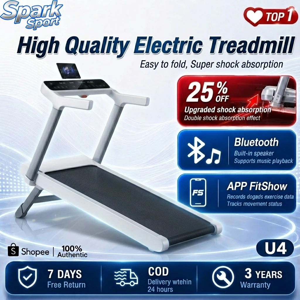 47% OFF Heavy Duty Treadmill 25° Auto Incline Foldable Gym Grade Quiet Energy Saving Home Use Climbing