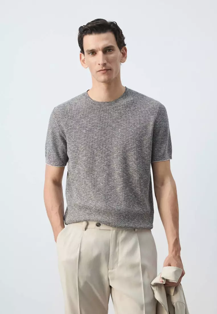 20% OFF MANGO Man Knit T-Shirt