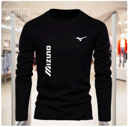 51% OFF MIZUNO LONG SLEEVE FOR MEN Casual Round Neck Tshirts for Men Fitness Training Dry Fit Breathable Long Sleeve T Shirts for Men