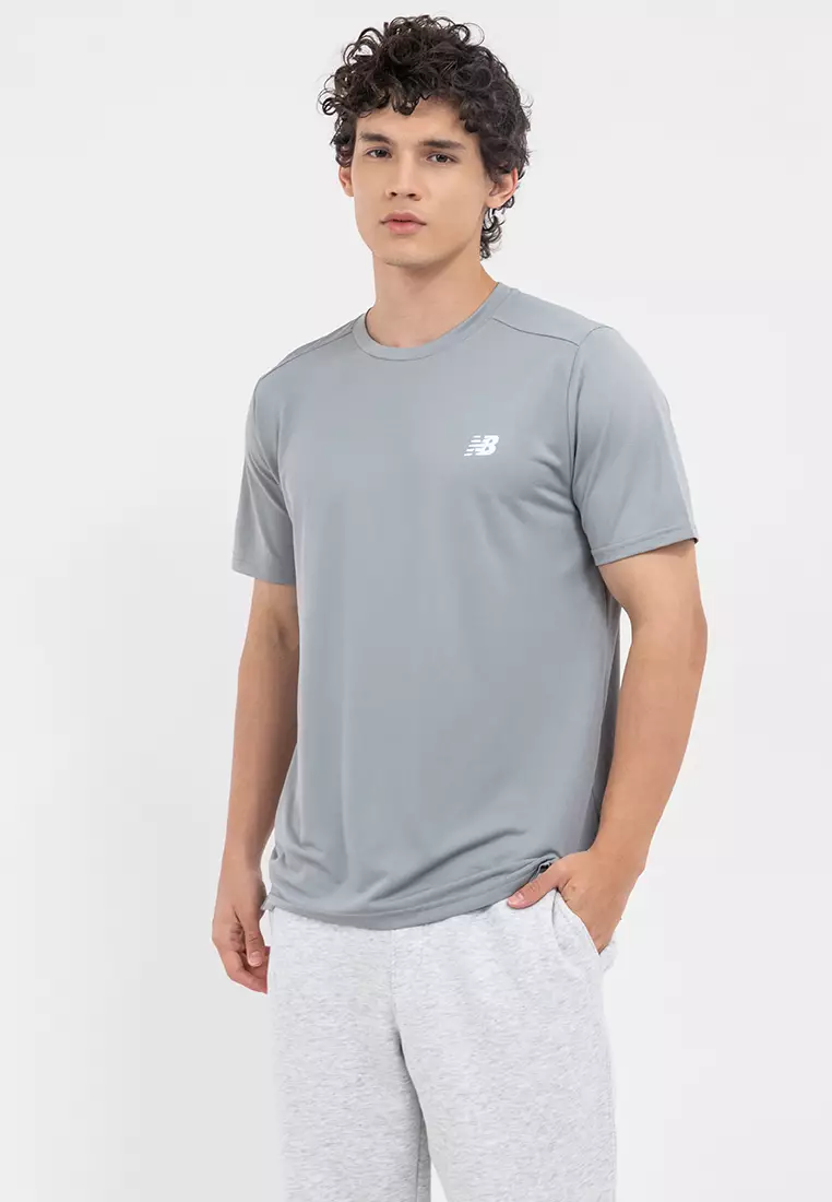 40% OFF New Balance Sport Short Sleeve T-Shirt Mens Top-39831
