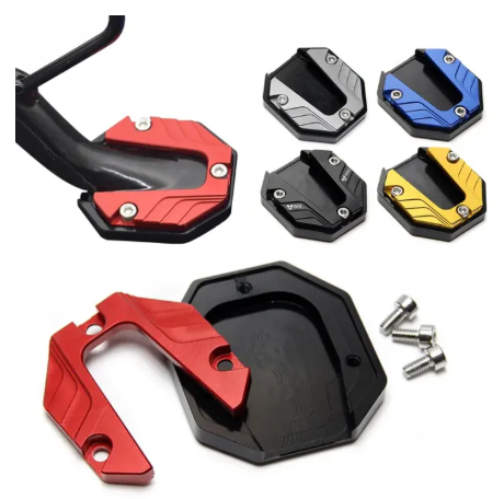 65% OFF New Alloy Kickstand Support Pad for Scooter/Motorbike, Anti-Skid Side Stand Extension Plate, Universal Motorcycle Accessory Applicable to NMAX/ADV/PCX