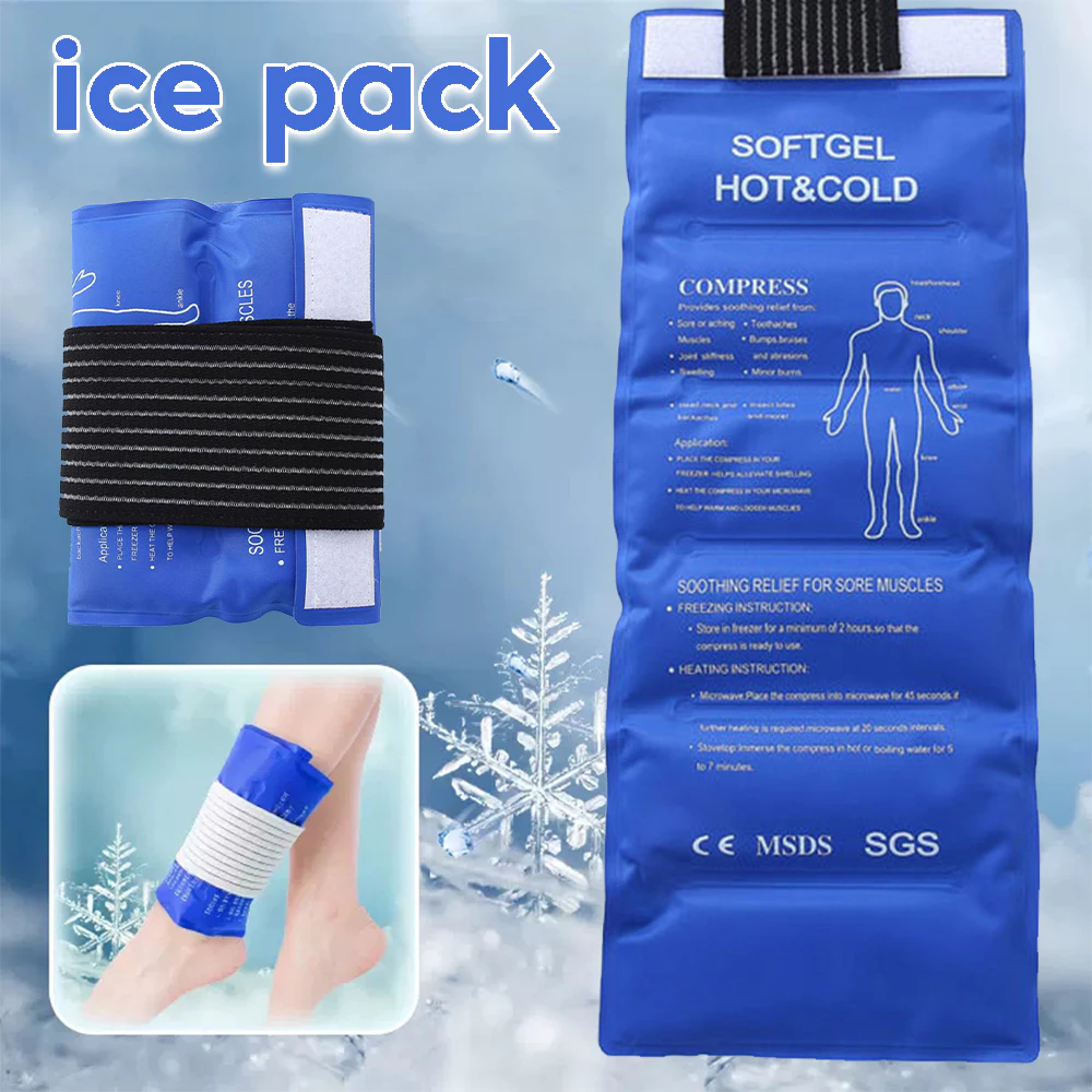 37% OFF Hot/Cold Packs Reusable Ice Pack Pain Fever Relief Water Cool Heat Convenient Bag Insulated Soothing Heat Pads for Injuries Care