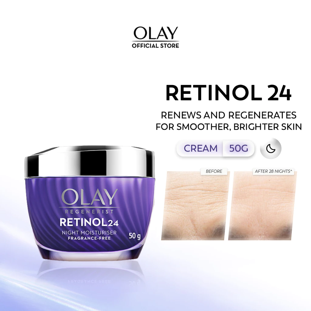 41% OFF Olay Retinol 24 Anti Aging Face Cream Skincare 50g