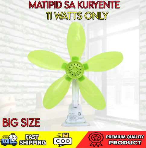 82% OFF BIG Size Clip Fan 5-Blade Energy-Saving Portable Clip Fan, Quiet Desk/Wall Fan, Fast Shipping