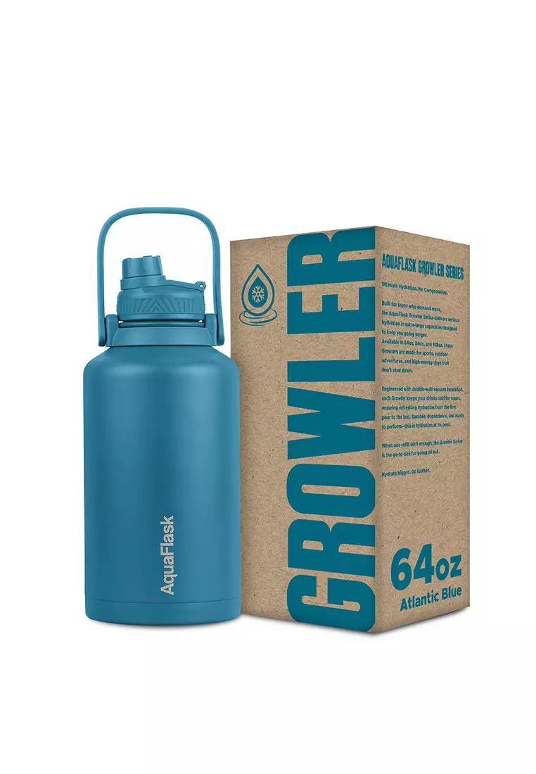 62% OFF 64oz Atlantic Blue Wide Mouth Water Bottle
