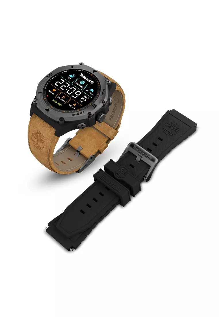 30% OFF Trail Force S2 Interchangeable Leather Strap Digital Watch TBL-TDIGB00898X0