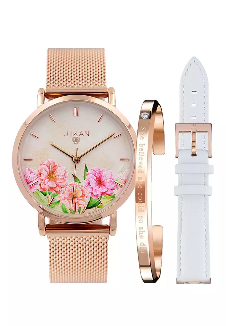 86% OFF JIKAN UME Quartz Watch x Hannah Martin Watch Strap & Jewelry Set