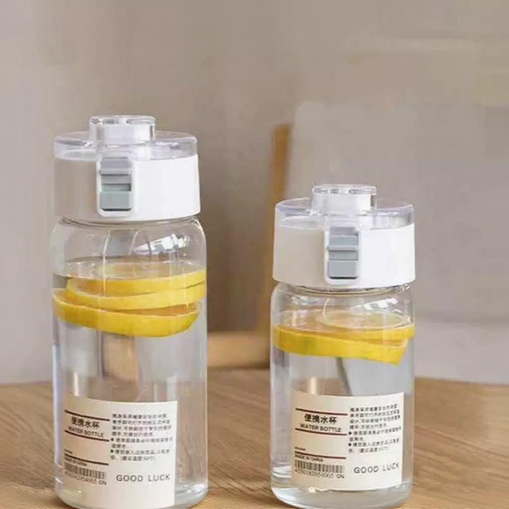 64% OFF Transparent BPA-Free Sports Drinking Bottle - 350/550/800ML Portable Tumbler