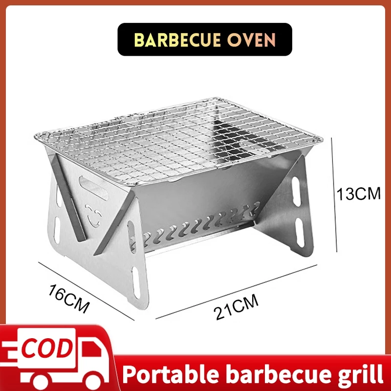 29% OFF Portable Mini Griller Foldable Barbeque BBQ Outdoor Portable Ihawan Grill Stainles Camping Grill