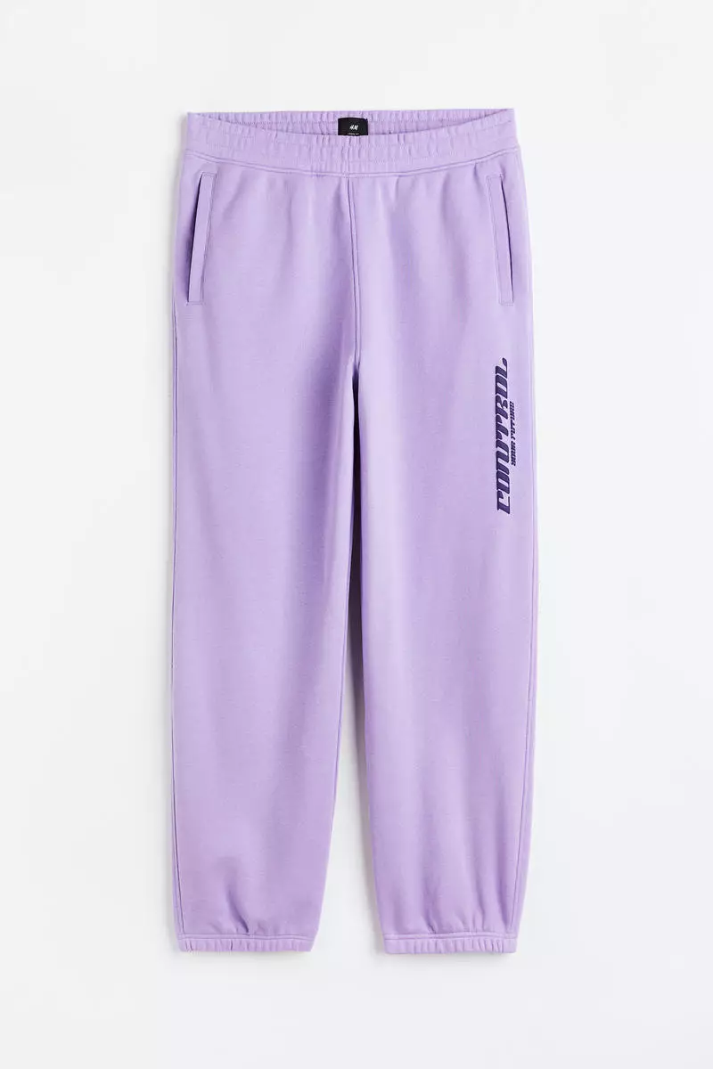 62% OFF H&M Loose Fit Printed sweatpants