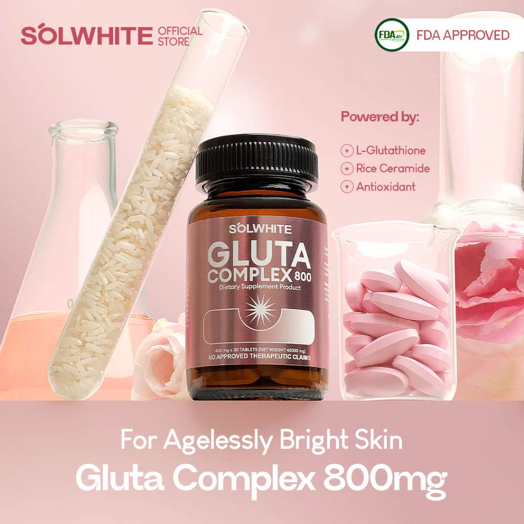 62% OFF SOLWHITE GlutaComplex 800 with L-Glutathione (30s)