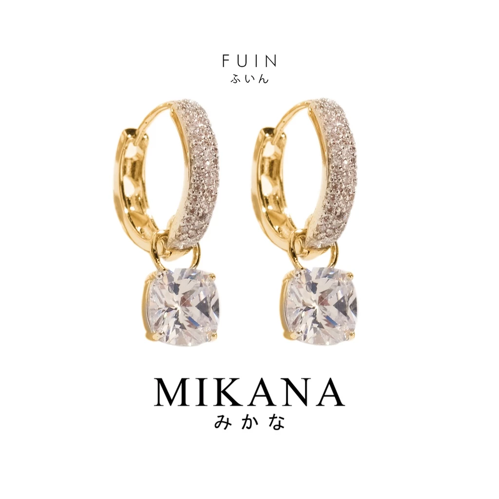 75% OFF Mikana 18k Gold Plated Fuin Drop Earrings Accessories Jewelry For Women earing earings earring