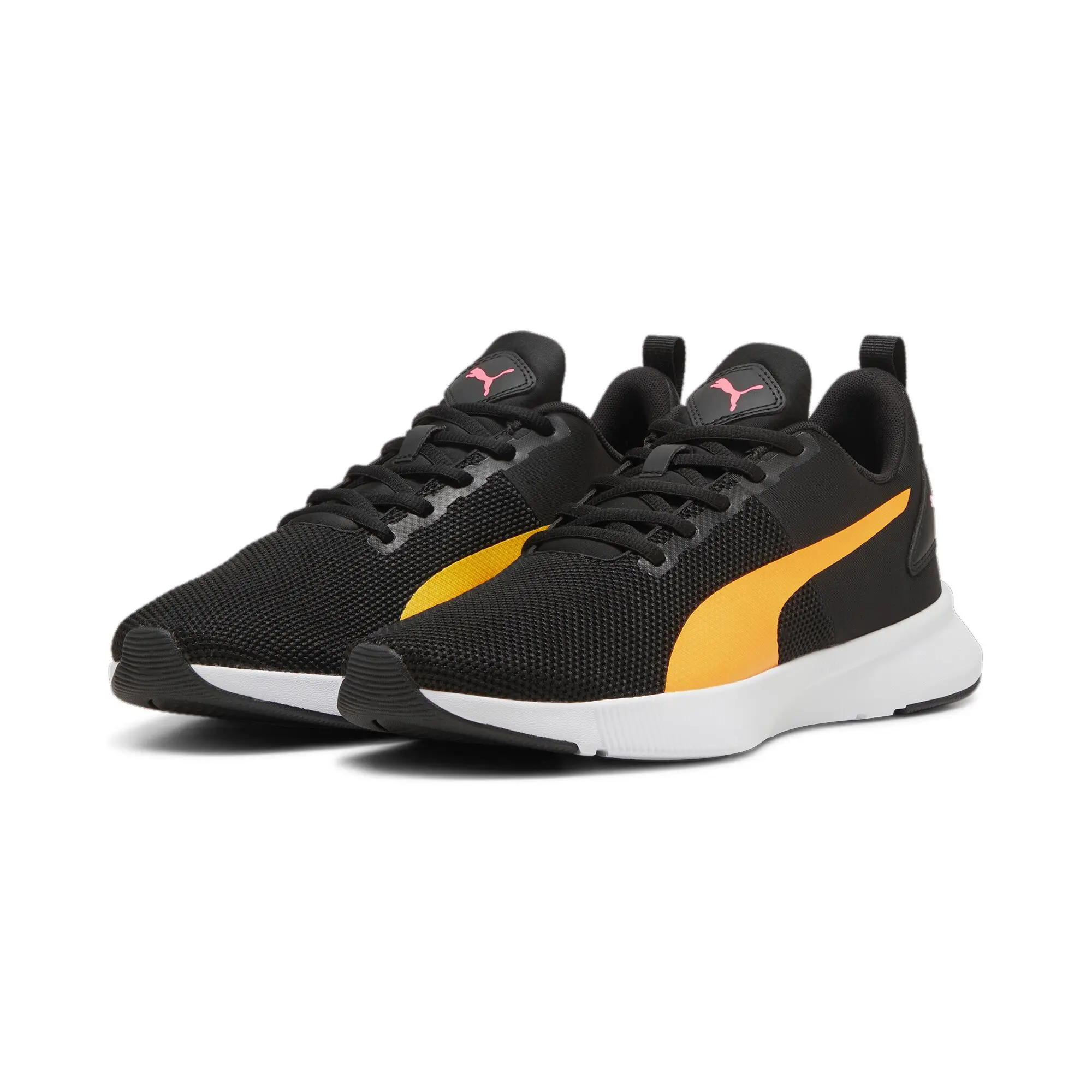 46% OFF PUMA Flyer Running Shoes Black-Sun Stream-Sunset Glow