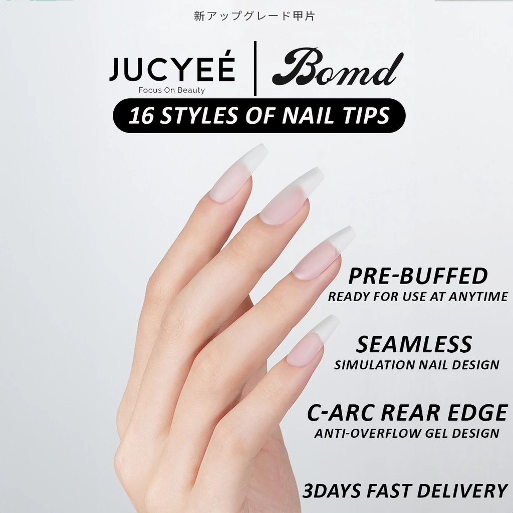 53% OFF BOMD 360pcs Soft Gel Tips Aisi False Tips Nail Extension Tool
