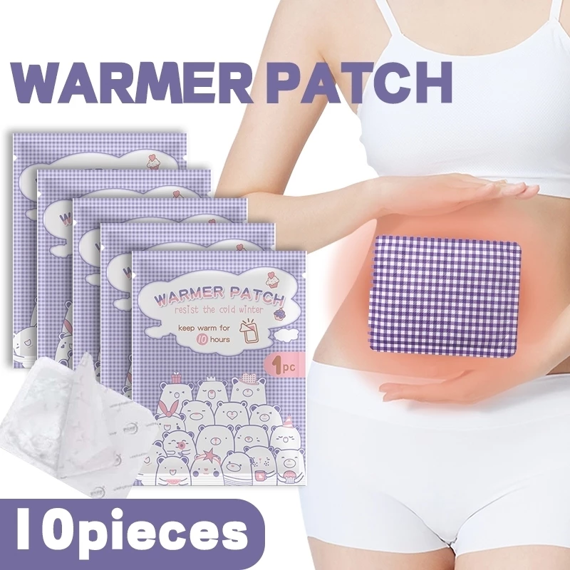 66% OFF Menstrual Cramp Pain Relief Heat Patch Hot Compress Body Warmer Self Heating Adhesive Pad