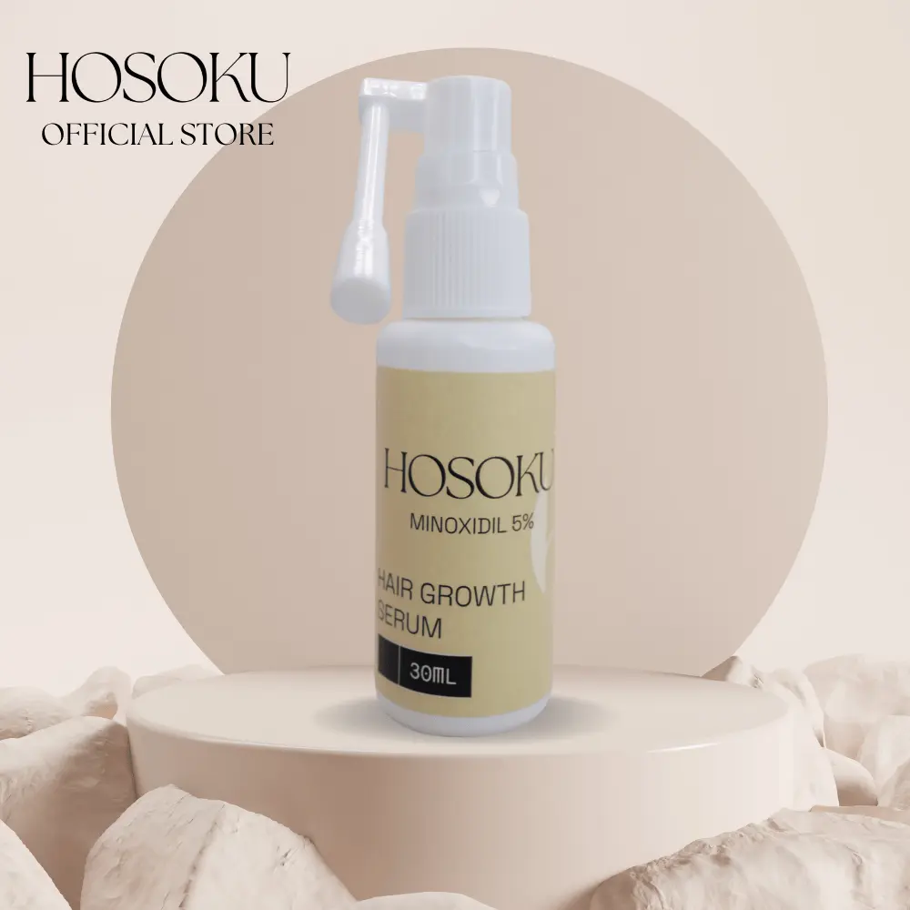 61% OFF HOSOKU Hair Growth Scalp Solution 5% | Alcohol-Based | For Thinning Hair, Hairline & Beard (30ml)