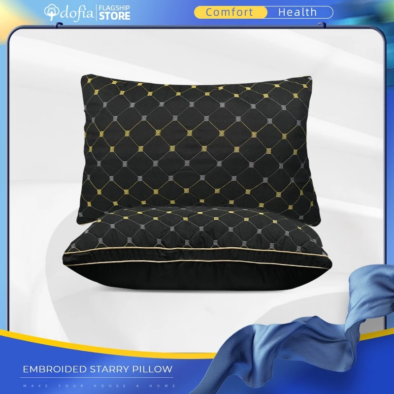 74% OFF Dofia Upgraded High-Quality Korean Fiber Hotel Five-star Original Pillow Soft Pillow