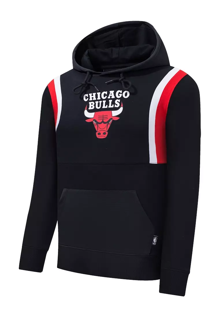 53% OFF Chicago Bulls Pullover Hoodie for Men Retro Warm-up Collection [C]