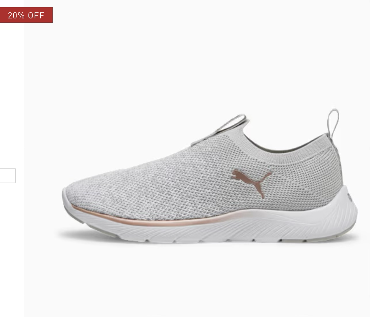20% OFF PUMA Softride Remi Slip-on Knit Women's Running Shoe