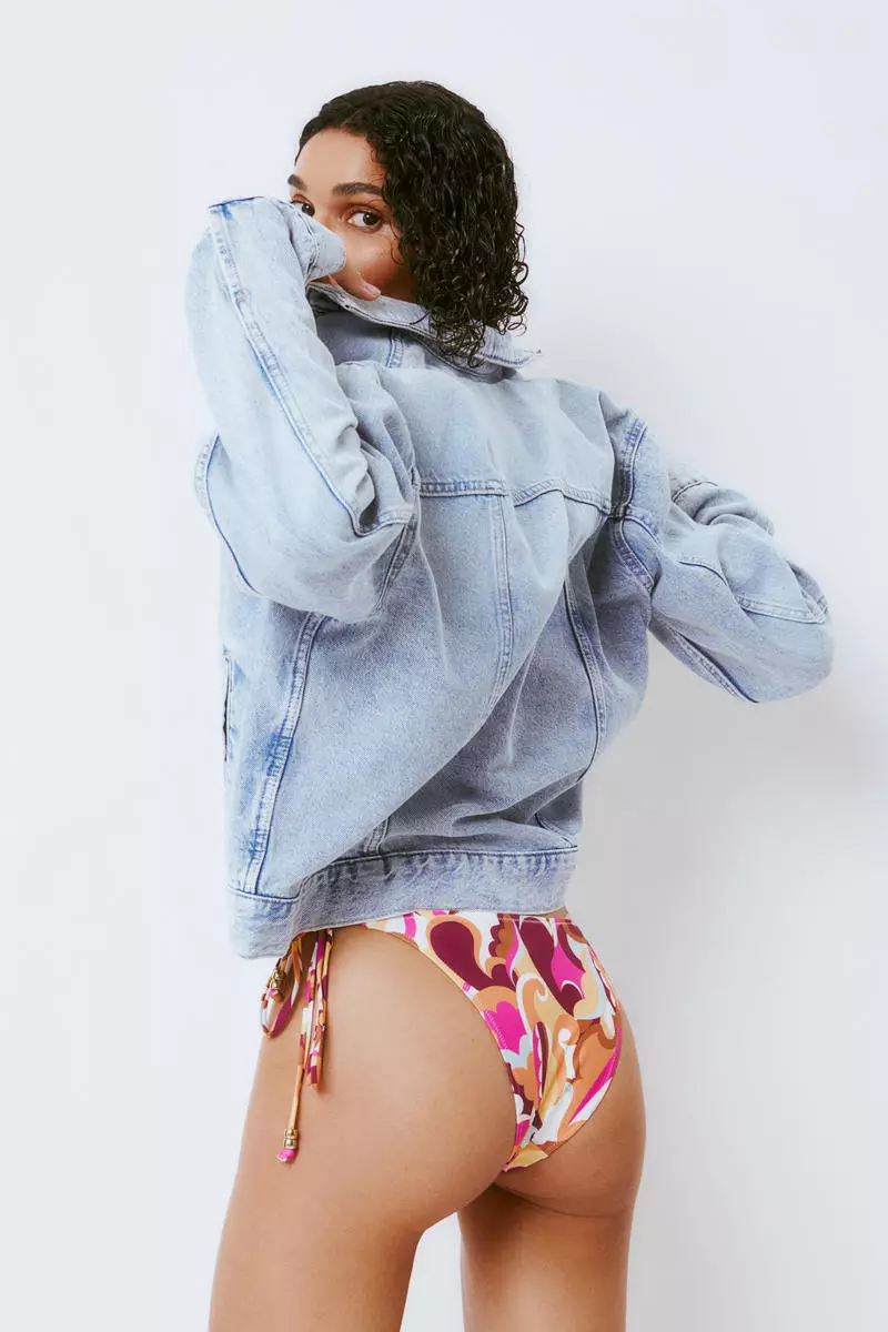 61% OFF H&M Tie tanga bikini bottoms
