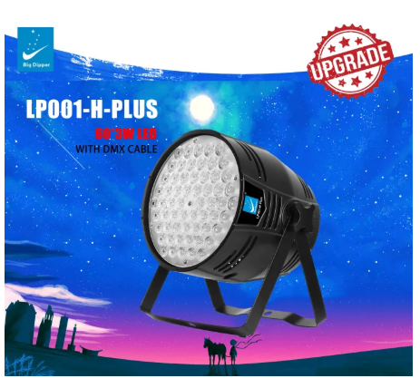 69% OFF Big Dipper LP001-H PLUS Stage Lights LED 60 3W RBGW Par Lights With DMX Cable