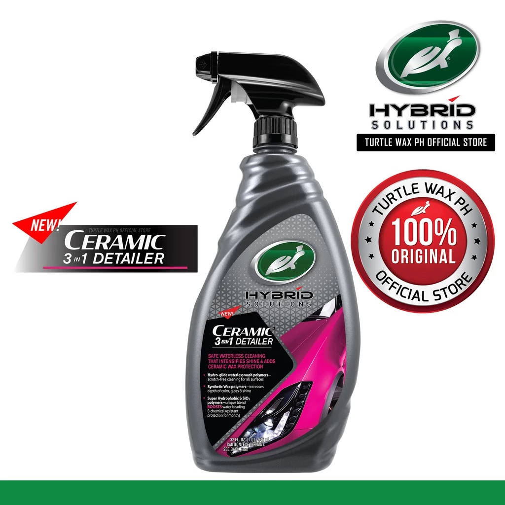 24% OFF Turtle Wax Hybrid Solutions Ceramic 3-in-1 Detailer 32oz 53413