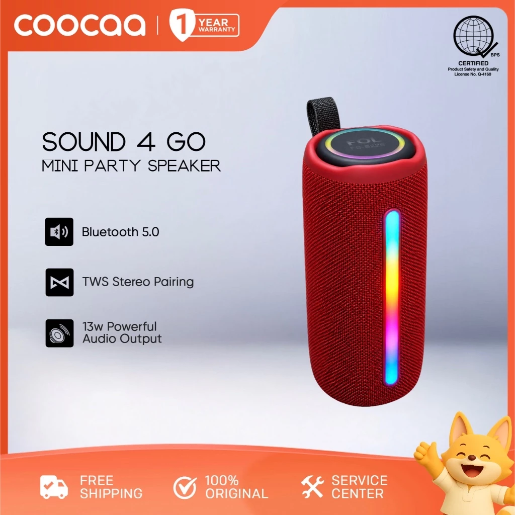 79% OFF Skyworth Sound 4 Go Speaker Bluetooth 5.0 Circle LED Light