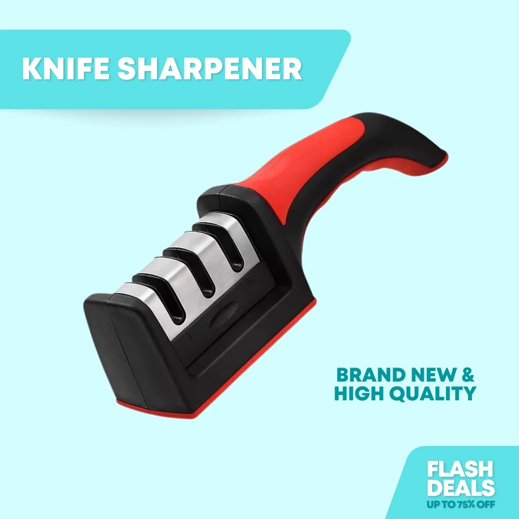 67% OFF Original Knife Sharpener 3 Stages Professional Kitchen Sharpening Stone Grinder knives Whetstone Acc