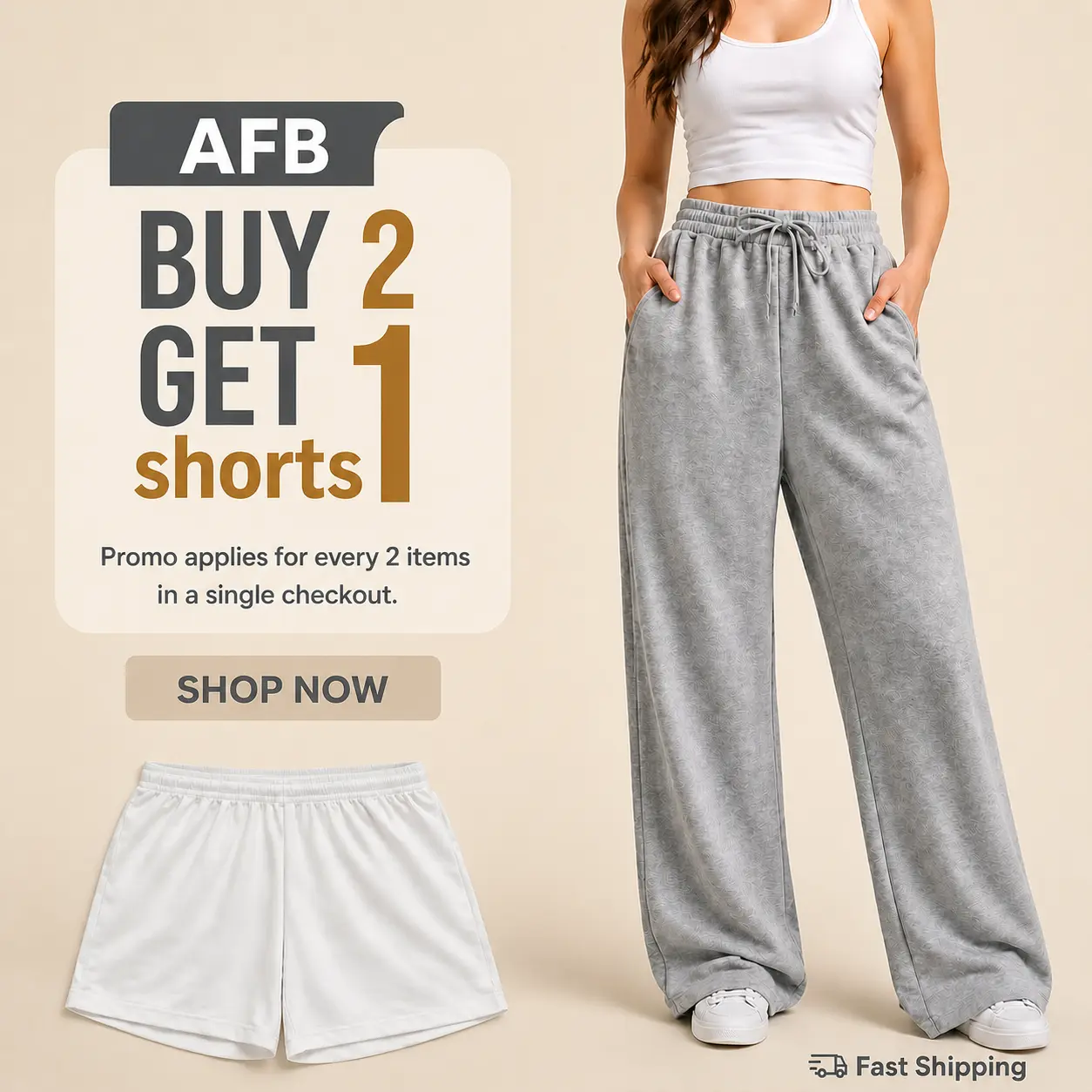 55% OFF WIDELEG PANTS UNISEX 24-36 Waist Bottom Basic Women's Swear Comfort Adjustable Strings Cotton Terry Fabric Lightweight Fit Everyday Wear