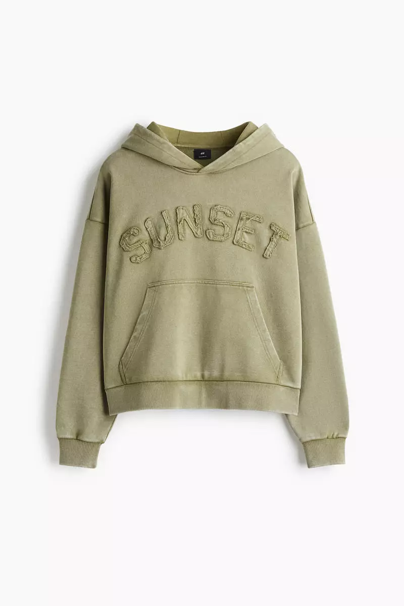 52% OFF H&M Oversized Fit Printed hoodie