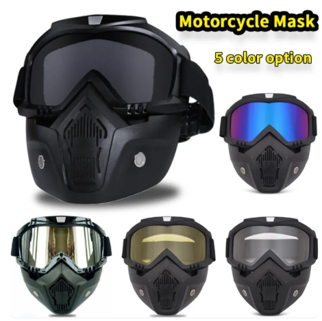 58% OFF AOMOTOX Universal Motorcycle Goggles Mask Helmet goggles for Open Face Wind Dust Proof Motorcycle Half Helmet or Vintage Helmets