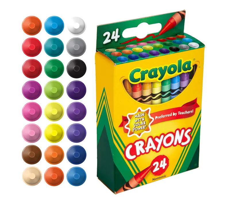 50% OFF 24 colors Crayons Children's kindergarten students safe graffiti drawing crayons