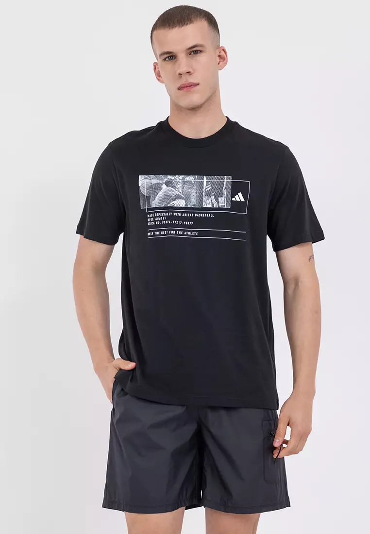 47% OFF ADIDAS Basketball Graphic T-Shirt
