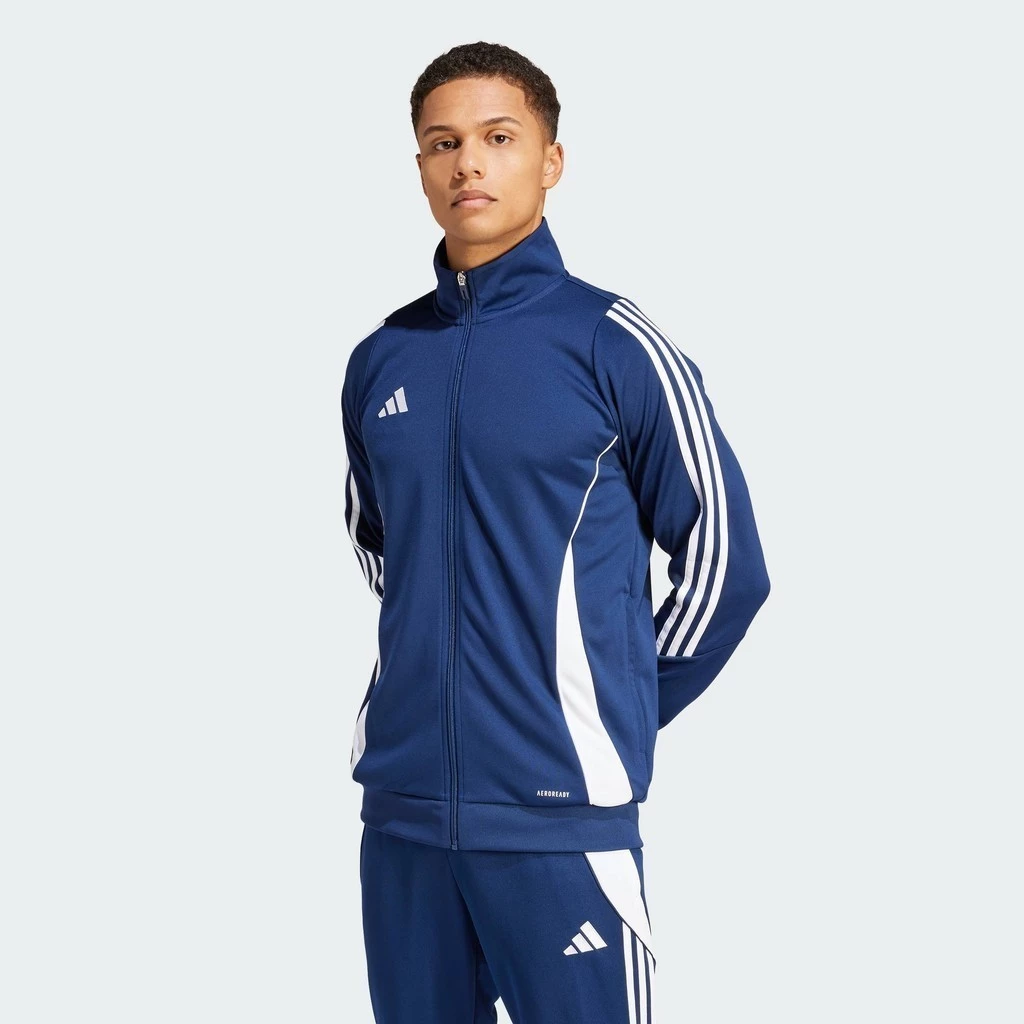 50% OFF adidas Football Tiro 24 Training Jacket Men Blue IR7498