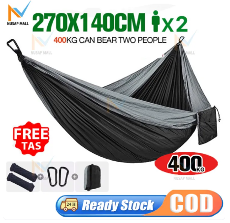 71% OFF Camping Hiking Hammock With Rope Camping Hiking Hammock Duyan Double Outdoor Foldable Hammock Portable Hammock