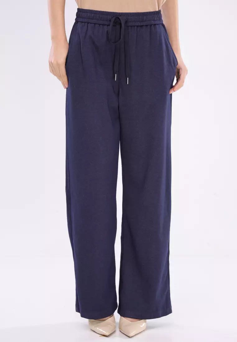 64% OFF Knitted Wide Leg Pants