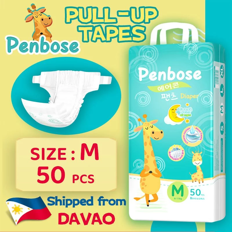 27% OFF Penbose Baby Diaper Tapes Pull Up Pants 50pcs S/M/L 3 Size Breathable Ship from DAVAO