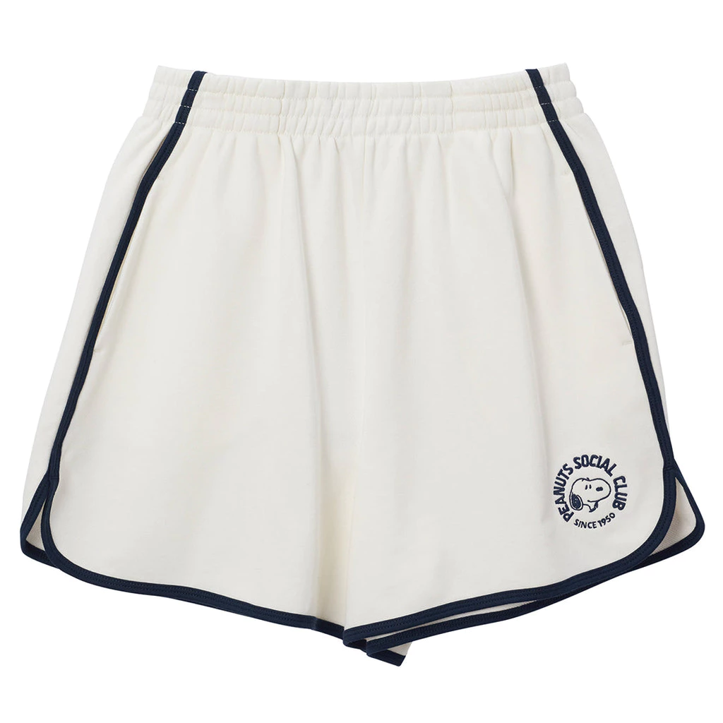 66% OFF GIORDANO Women's Snoopy French Terry High Waist Relax Fit Shorts (05405352)