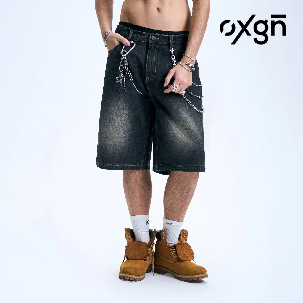 27% OFF OXGN Baggy Denim Shorts For Men