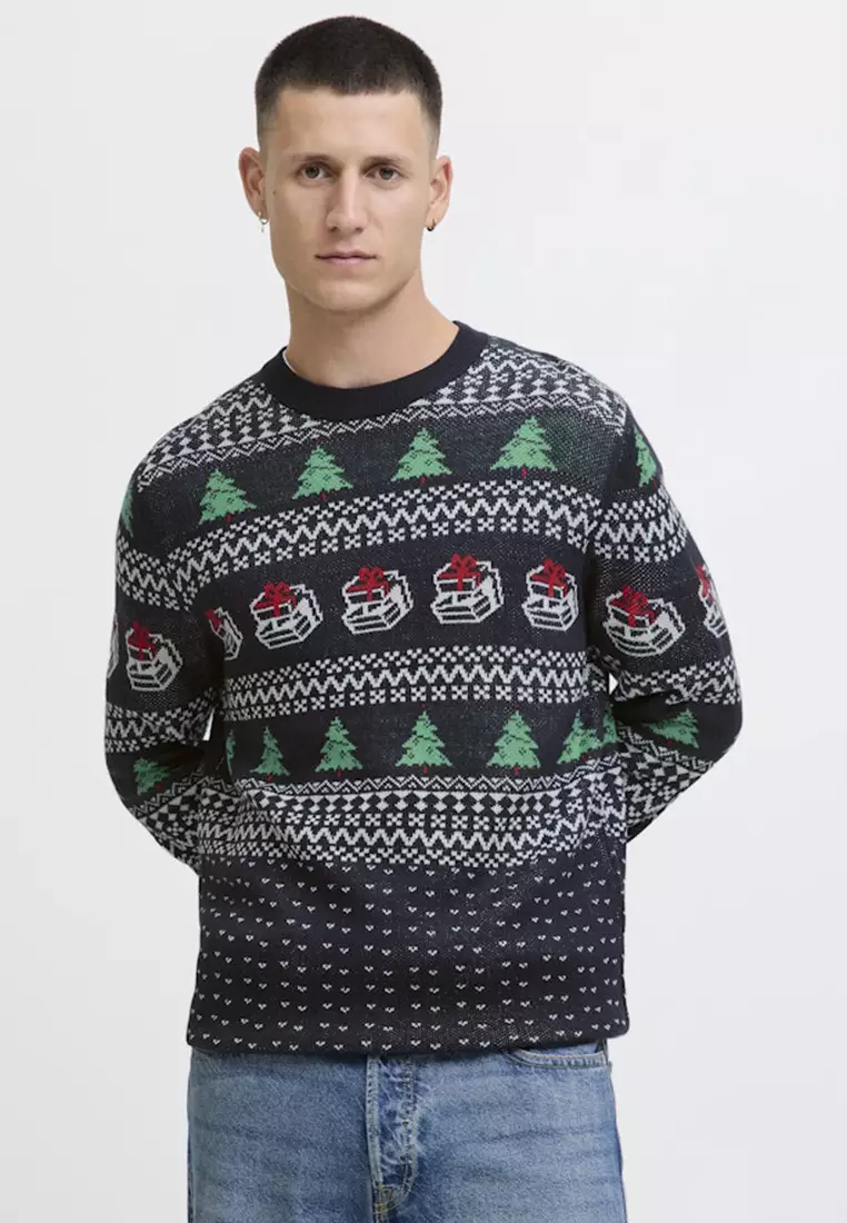 73% OFF Christmas Knit Crew Neck Sweater
