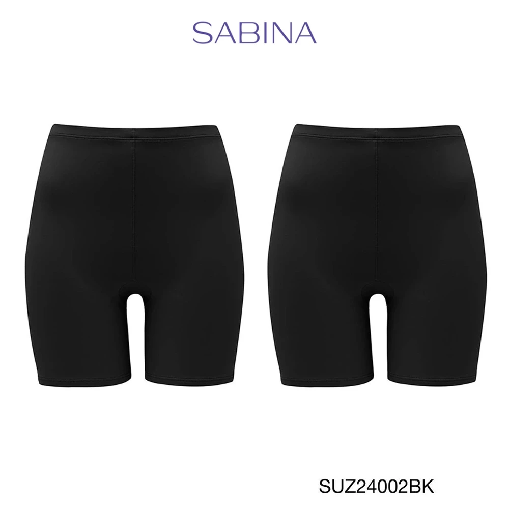 33% OFF Sabina Microfiber Everyday Series Short Pants Style (Set 2 pcs.) No. SUZ24002BK - Black