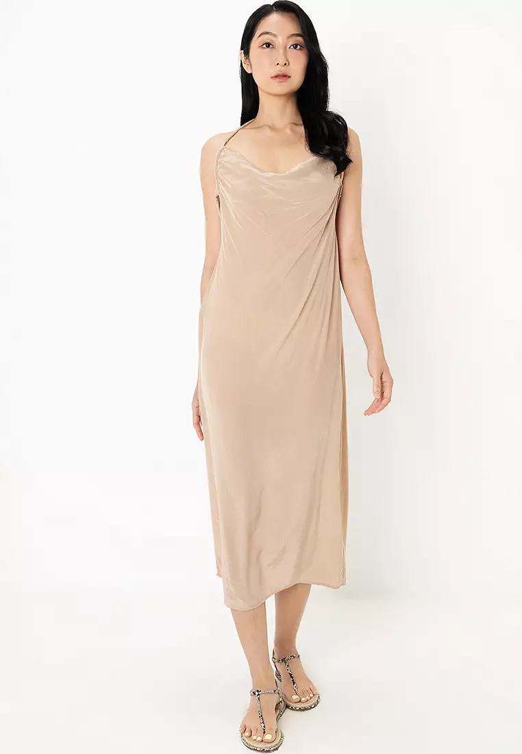 87% OFF Viscose Midi Dress