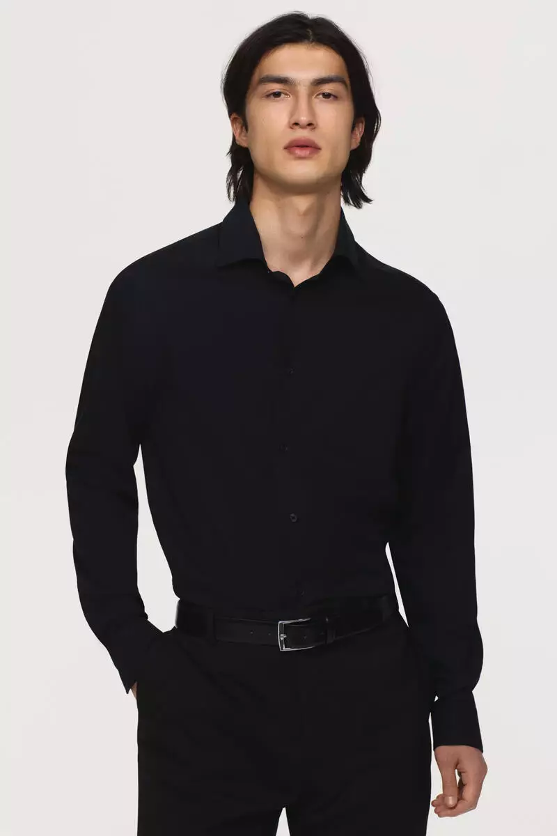 50% OFF Slim Fit Cotton shirt