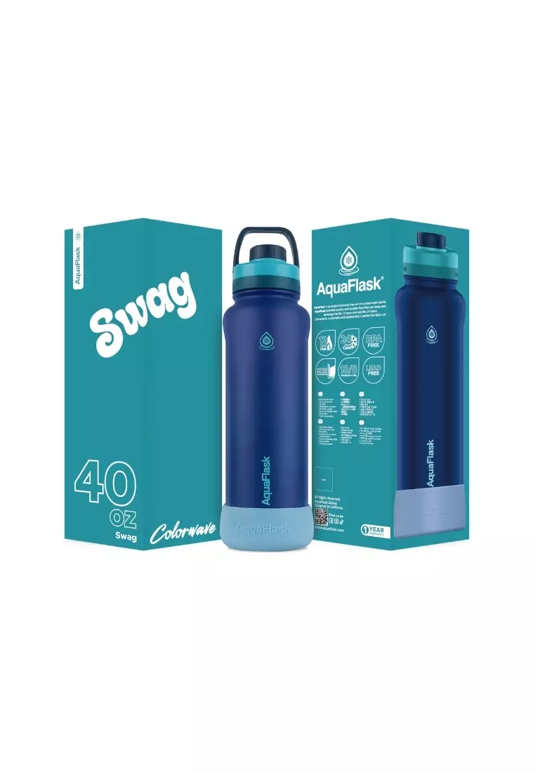 67% OFF 40oz Swag Colorwave Sports Lid Collection Stainless Steel Water Bottle