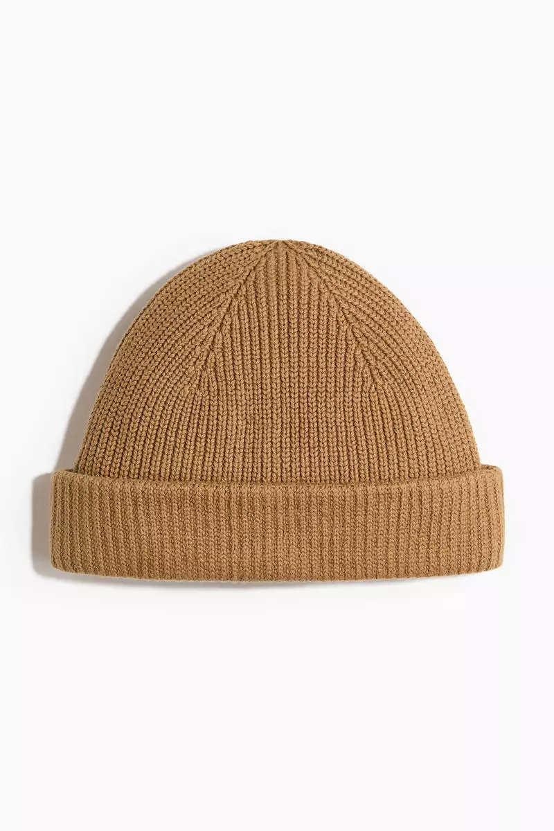 10% OFF Rib-knit hat