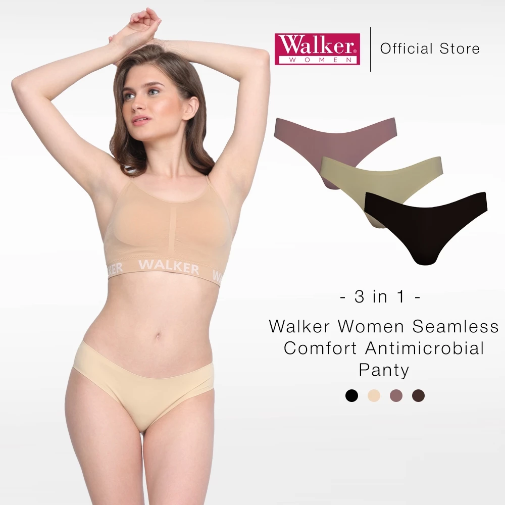 29% OFF Walker Women Seamless Comfort Antimicrobial Panty (3 in 1 Pack)