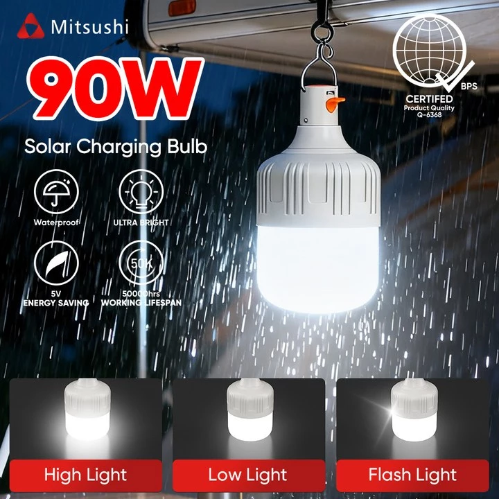 40% OFF Mitsushi 30W-90W LED Emergency bulb light Outdoor waterproof charging usb charging light bulb