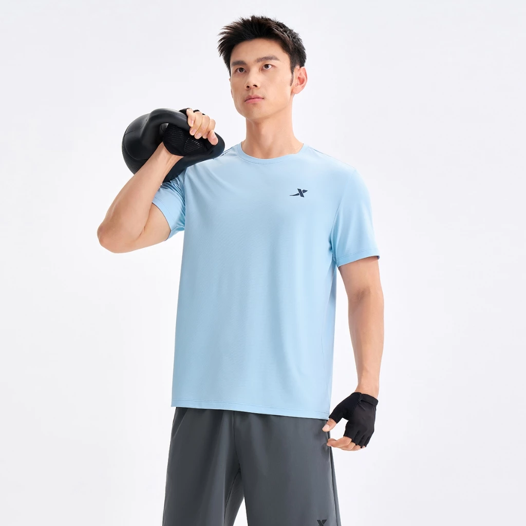 52% OFF XTEP Men Pickleball Badminton Jersey Quick‑Dry Breathable Athletic Top for Gym Training Running Sports