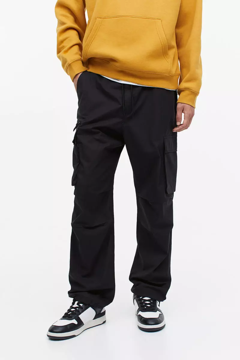 63% OFF Relaxed Fit Cargo trousers