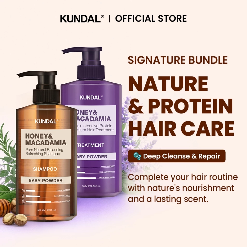 70% OFF Nature Shampoo & Proetin Treatment 500ml Set